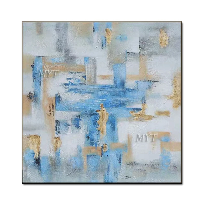 

MYT New Abstract Oil Painting on Canvas Art Wall Picture For Living Room Home Decor Frameless Hand Painted OIl Paintings
