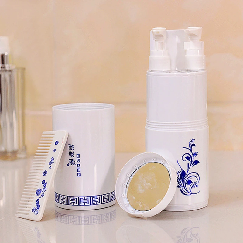 5pcs Toothbrush Travel Case Portable Storage Box Holder Organizer Cover Bathroom Accessories Set | Дом и сад