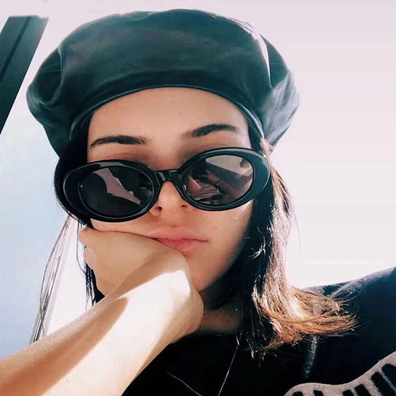 Овальные Солнцезащитные очки женские и мужские брендовые дизайнерские черные