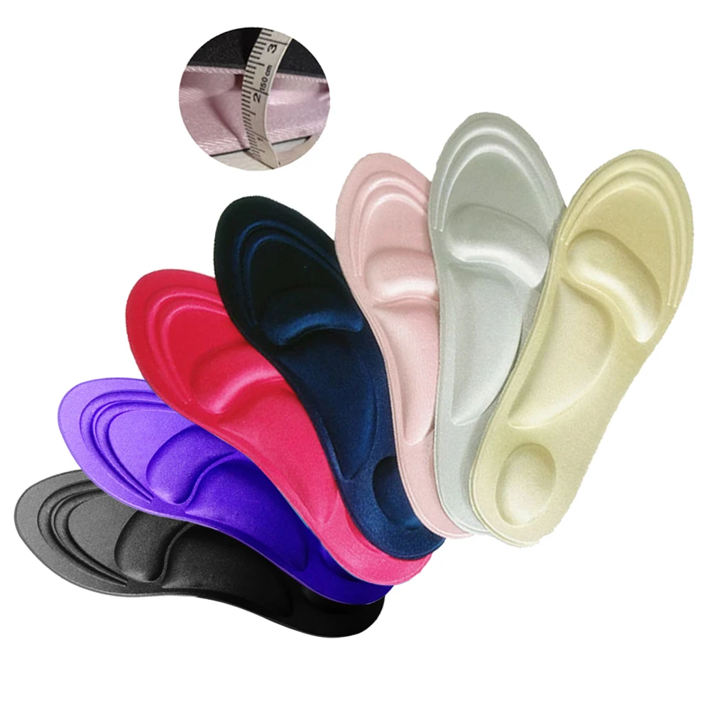 Стельки из пены с эффектом памяти удобные черные ортопедические стельки для