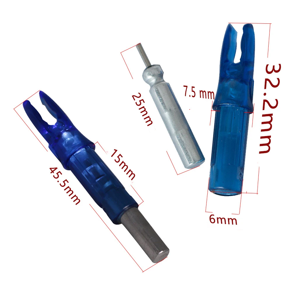 12 шт./компл. светодиодсветодиодный Люминесцентная стрела с хвостом уличная