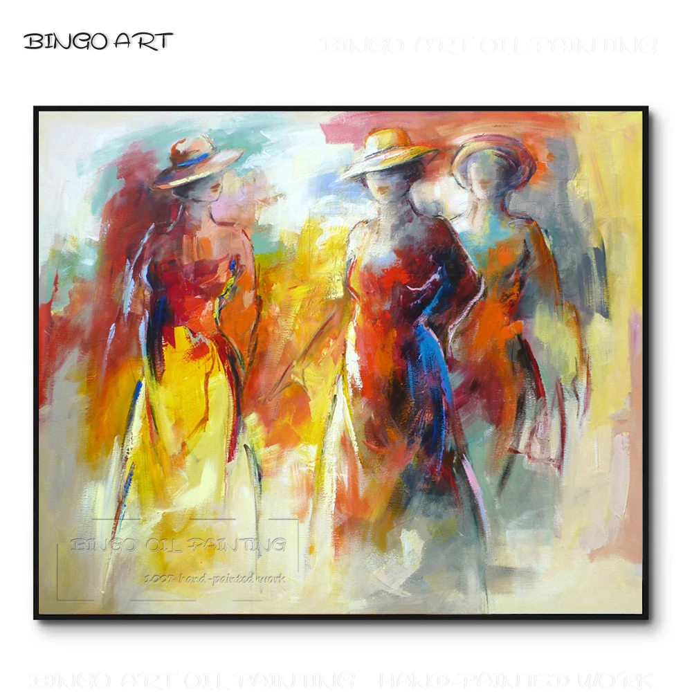 Подарочный художник ручная роспись высокое качество современная абстрактная