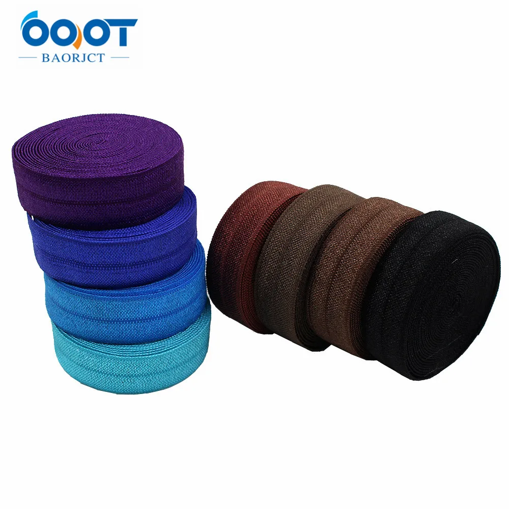 E-20421-578 10yards 5/8'' Ribbon Elastic Foldover Elastics Stretch Hair Ties Headbands for Baby Girls Bow | Дом и сад