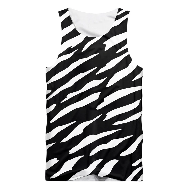 

Новинка, мужская майка в полоску с 3D рисунком зебры, Мужская блузка с рисунком, унисекс, рекомендую