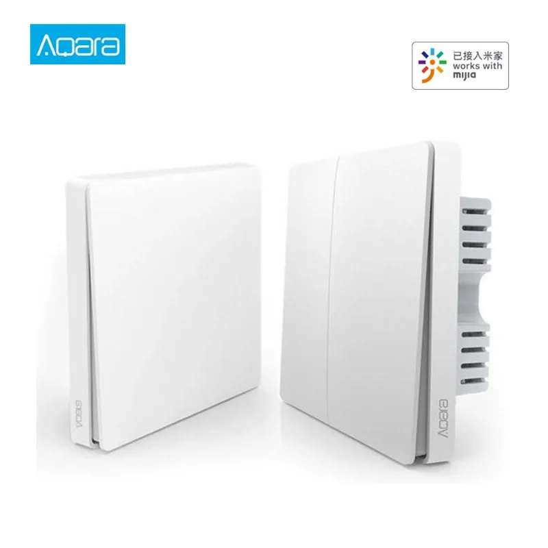 Настенный выключатель Aqara ZigBee Fire Wire и светильник Zero Line беспроводной настенный с