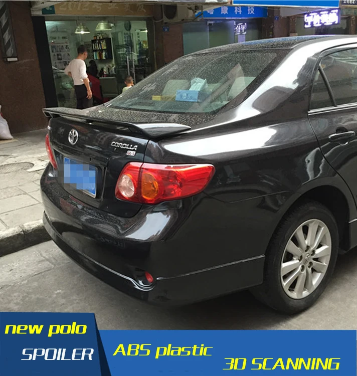 Спойлер для Toyota Corolla спойлер высокого качества из АБС пластика заднего крыла