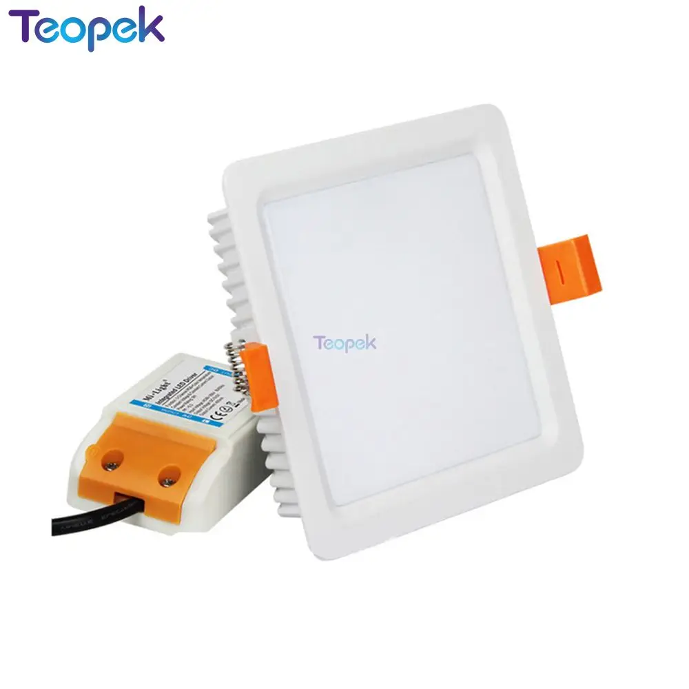 Квадратный светодиодный светильник MiBoxer FUT064 9 Вт RGB + CCT цветовая температура