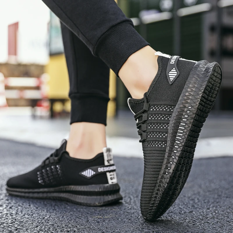 Fashion Running Shoes Light Comfortable Casual Men's Sneaker Breathable Non-slip Wear-resistant Outdoor Walking Mens Sport Shoes