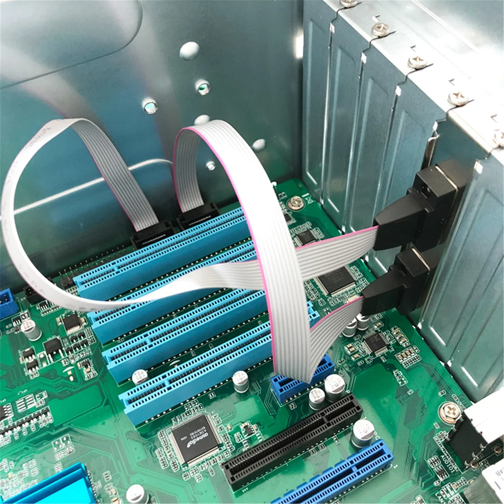 1 порт 2 порта s серия 9 Pin DB9 RS232 материнская плата com ленточный кабель соединитель
