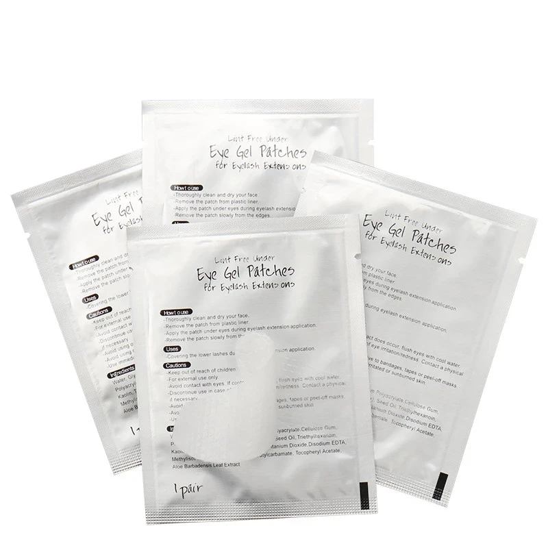 Бумажные накладки для наращивания ресниц 200 пар разноцветные глаз бумажные |