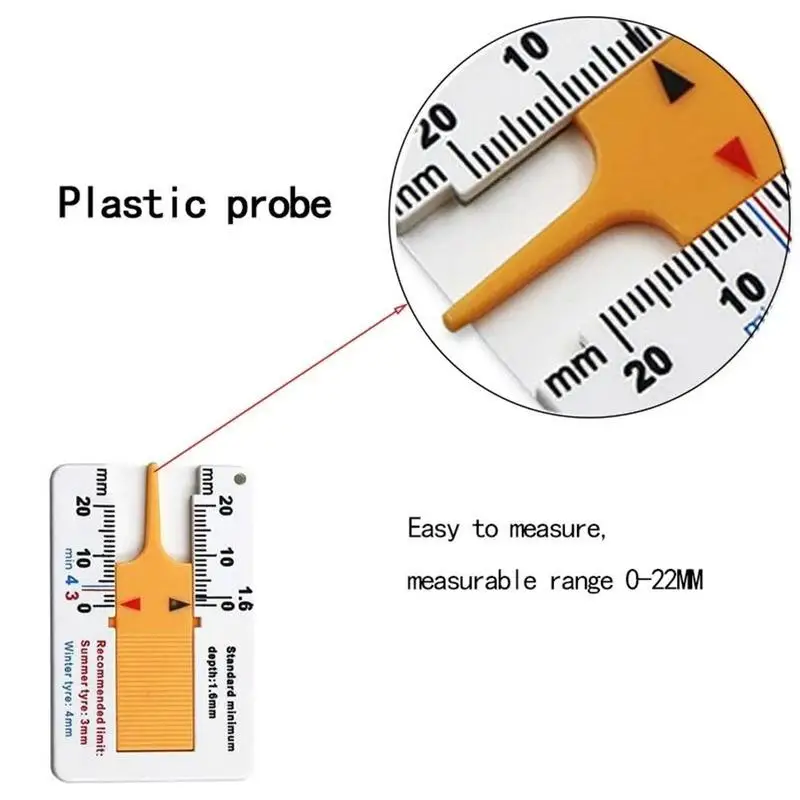 

Measure Tool Measrement Supplies 0-20mm Indicator Metalworking Auto Car Tyre Read Depthometer Depth Gauge Page Motorcycle