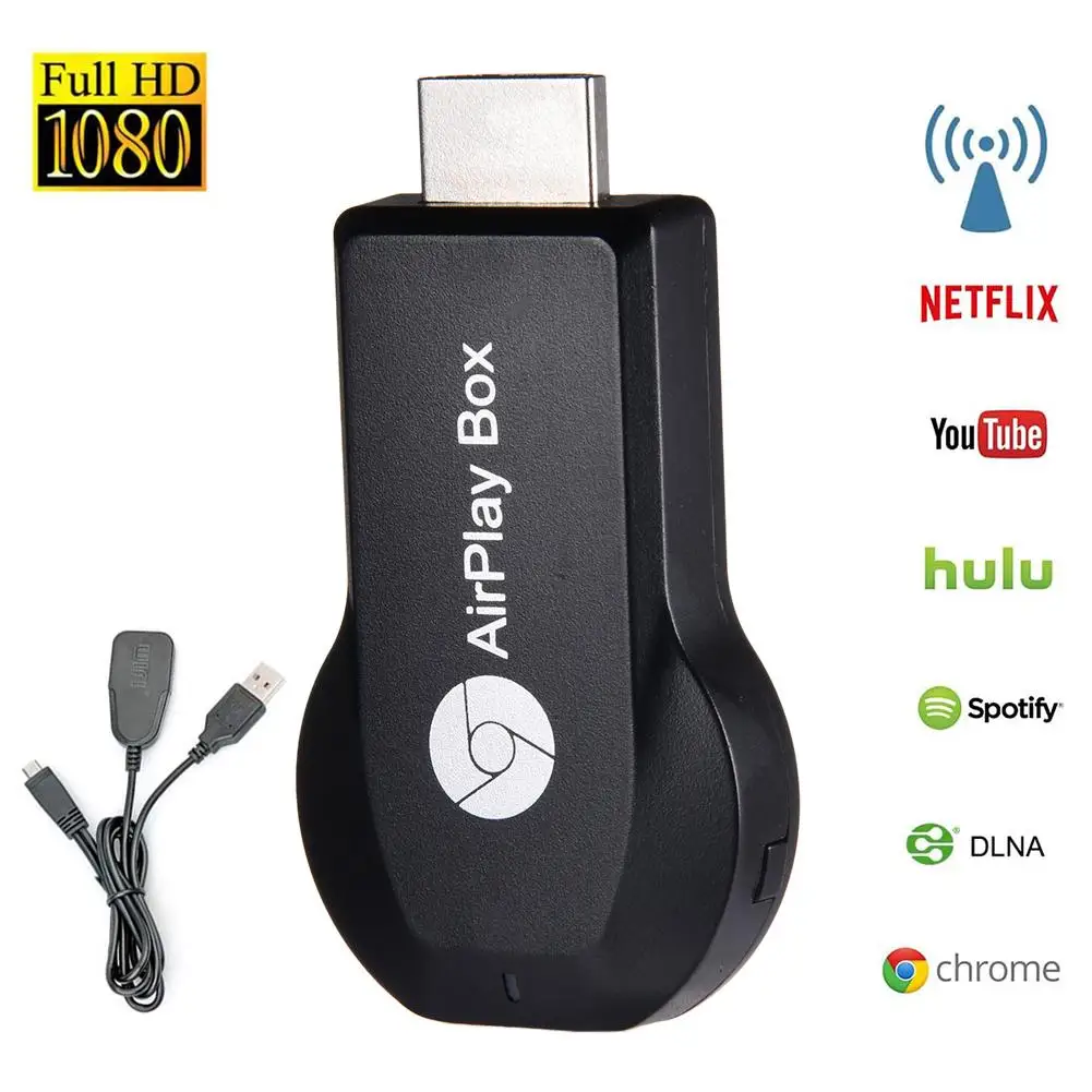 ТВ адаптер M9 plus приемник для Airplay медиа стример Wi Fi дисплей HDMI совместимый iOS