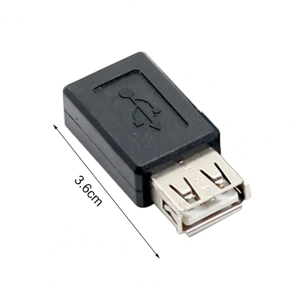 

Charger Adapter Charging Data Transmission 2 in 1 USB Female to Micro-USB Converter for Mobile Phone