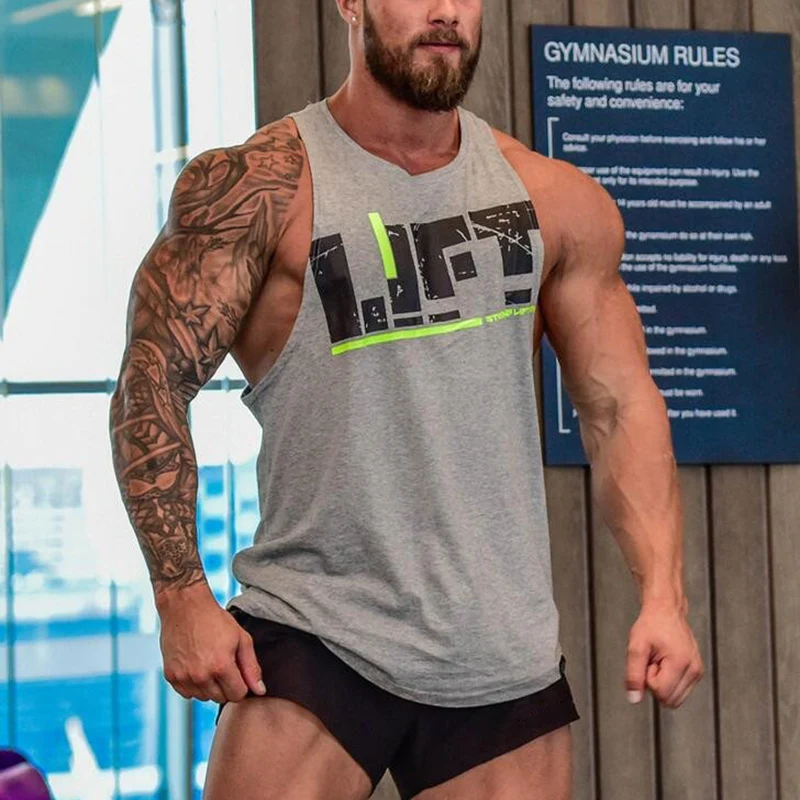 Новая модная женская майка мужская рубашка для фитнеса бодибилдинга тренировок