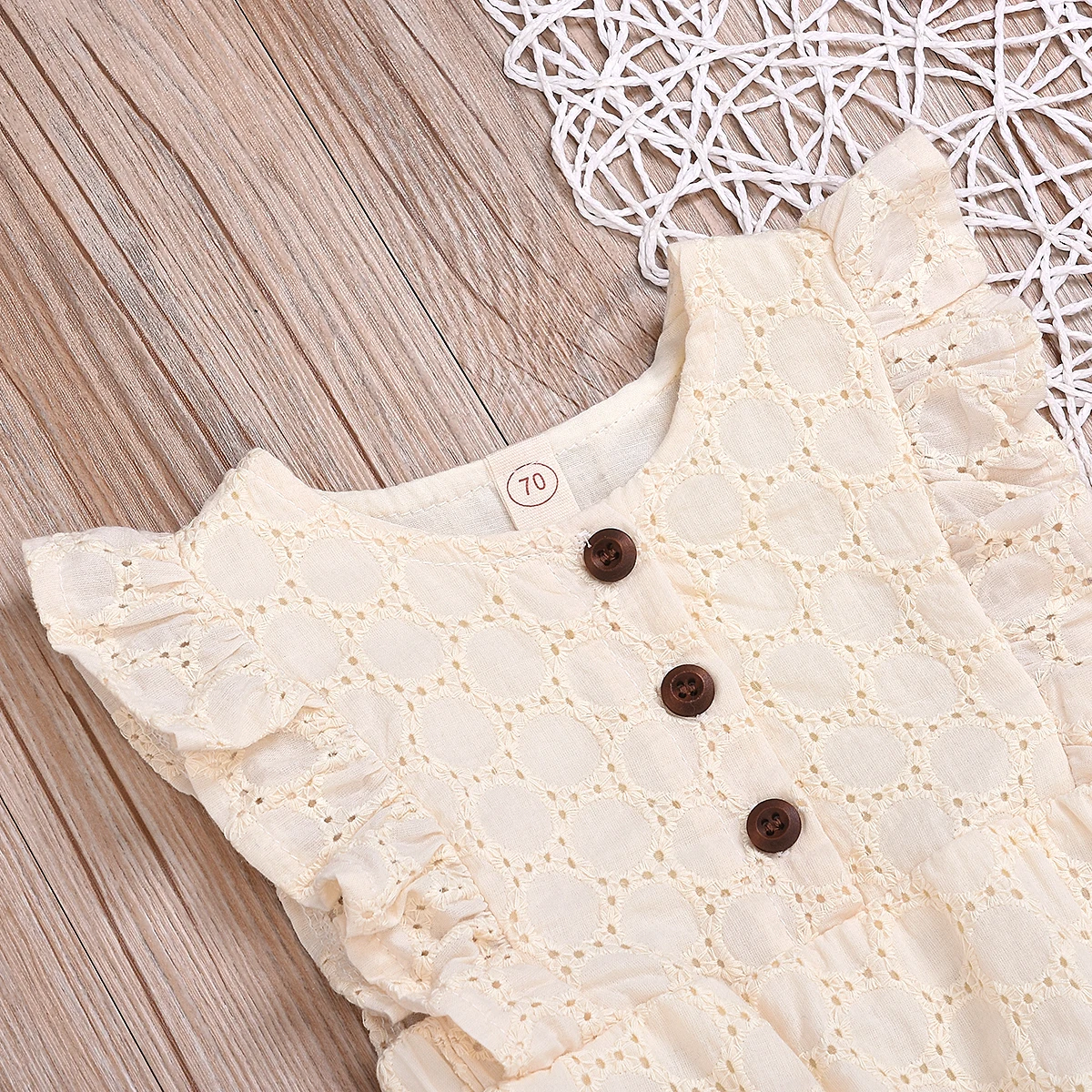 

2020 Summer Cute Newborn Romper Baby Boys Girls Kid Solid Linen Sleeveless Jumpsuit Baby Boys Girls Rompers Clothing 0-24M