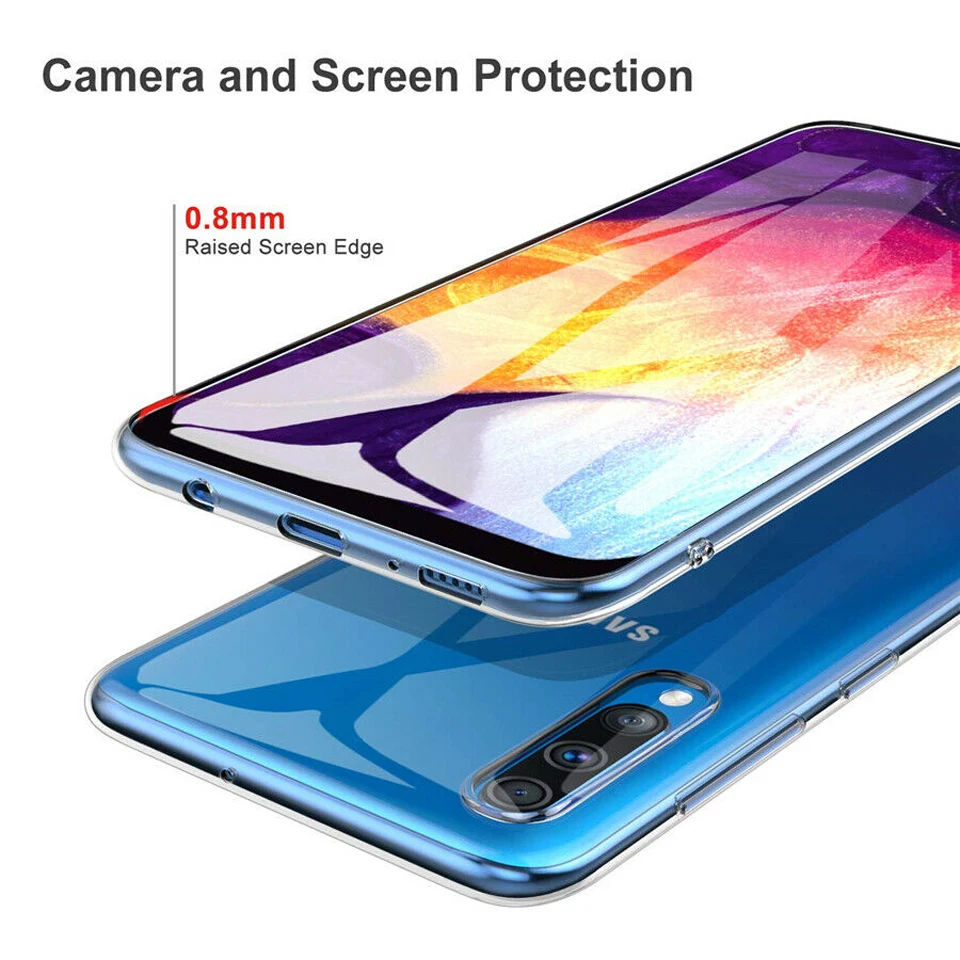 Для samsung Galaxy M10 M20 M30 A10 A20 A30 A40 A50 A70 Чехол Ультра Тонкий Мягкий ТПУ силиконовый чехол Прозрачный чехол для телефона