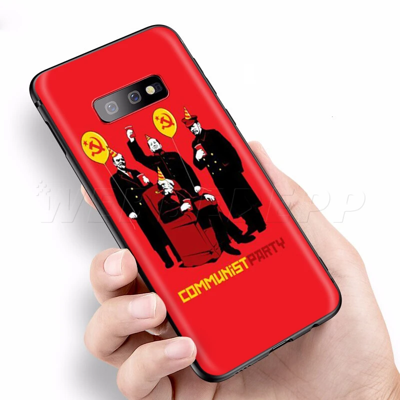 Webbedepp чехлы с коммунистическими друзьями для Samsung Galaxy S7 S8 S9 S10 Plus Edge Note 10 8 9 A10 A20 A30 A40