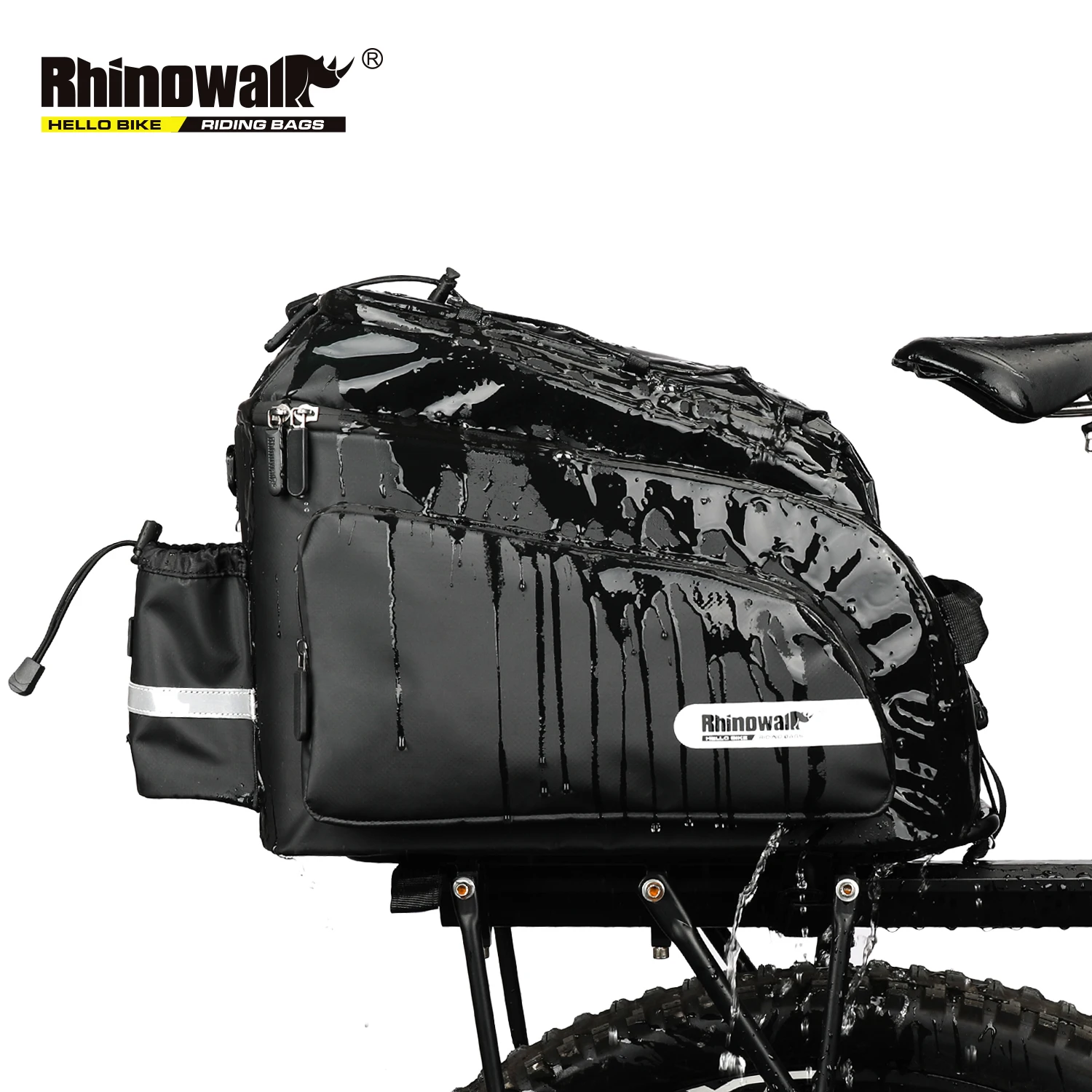 Rhinowalk непромокаемые велосипедные сумки для багажа горный велосипед задний