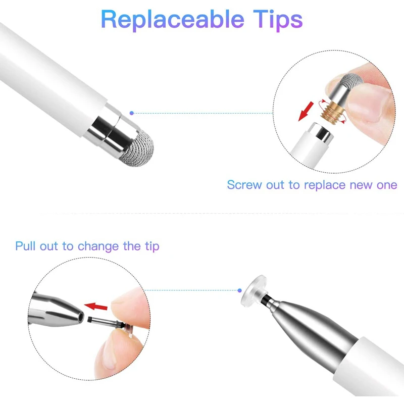 Универсальный магнитный стилус 2 в 1 caneta для сенсорного экрана всех iPad iPhone Huawei Android