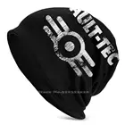 Трикотажная Шапка-бини с белым логотипом Tec для мужчин и женщин, зимняя шапка сделай сам, 1, 2, 3, New Vegas, Fonv, Fo3, Fo2, Fo1, Nuka, Nuka, Cola, 4, Nuka World