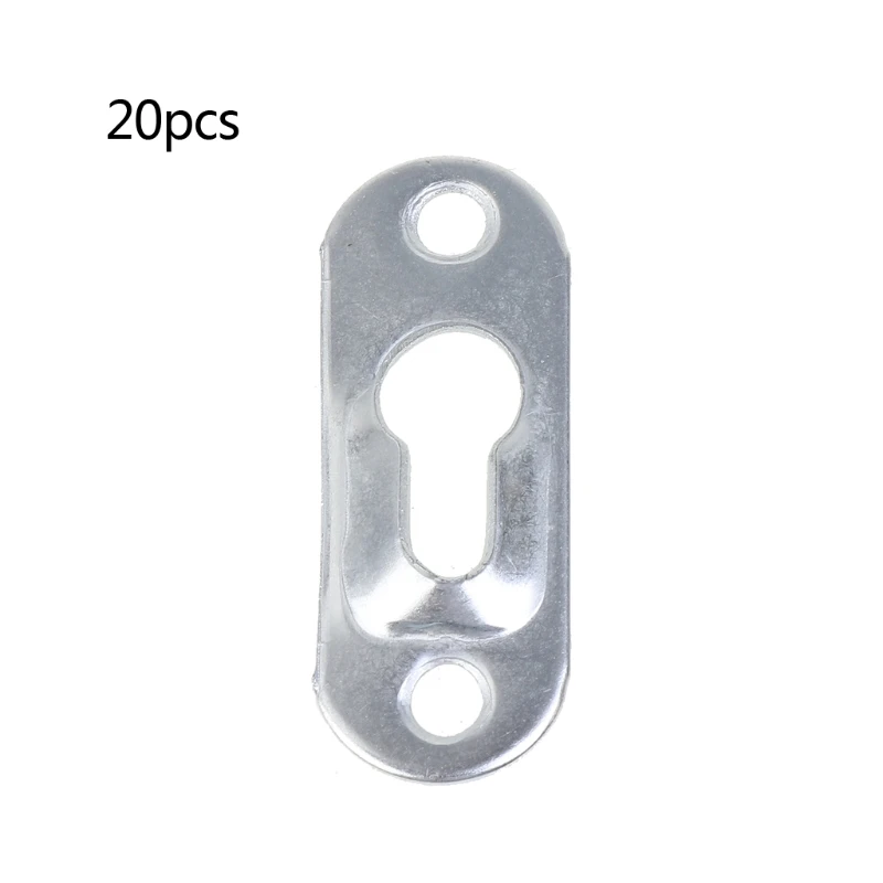 

20pcs/Lot Metal Keyhole Hanger Fasteners for Picture Frames Mirrors Cabinet 87HB