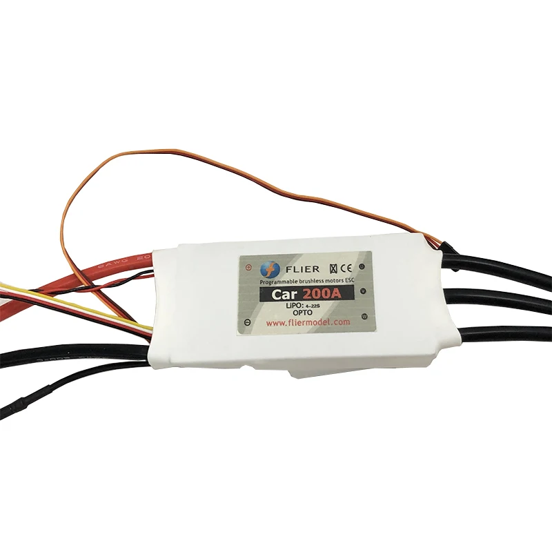 

FLIER 200A 4-22S high voltage ESC brushless speed controller with USB program cable for RC car
