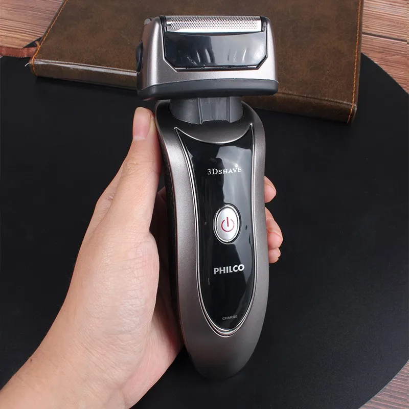 Бритва Мужская аккумуляторная с 4 лезвиями и ЖК дисплеем|Электробритвы| |