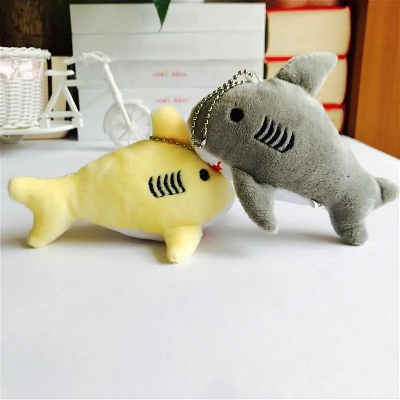 4 вида цветов Акула плюшевая игрушка кукла детская мини школьная сумка подвеска