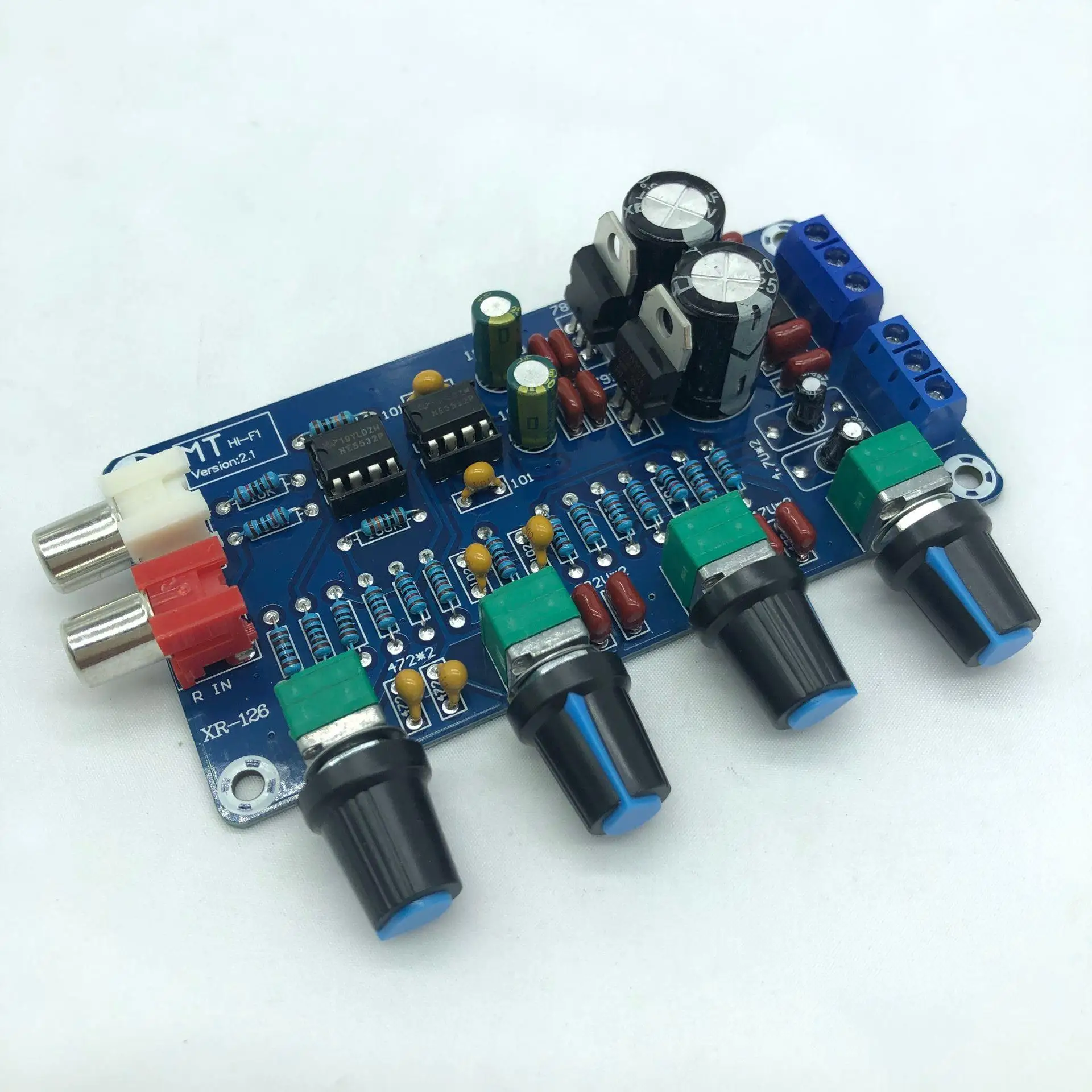 XH-M164 NE5532 Stereo Pre-усилитель предусилитель Tone Board Audio 4 усилитель каналов Module 4CH Control