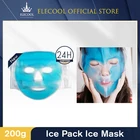 Охлаждающая маска для лица Ice Gel, синяя маска для лица, маска для горячей и холодной терапии, релаксация, снятие головной боли, уход за кожей лица, холодная гелевая маска