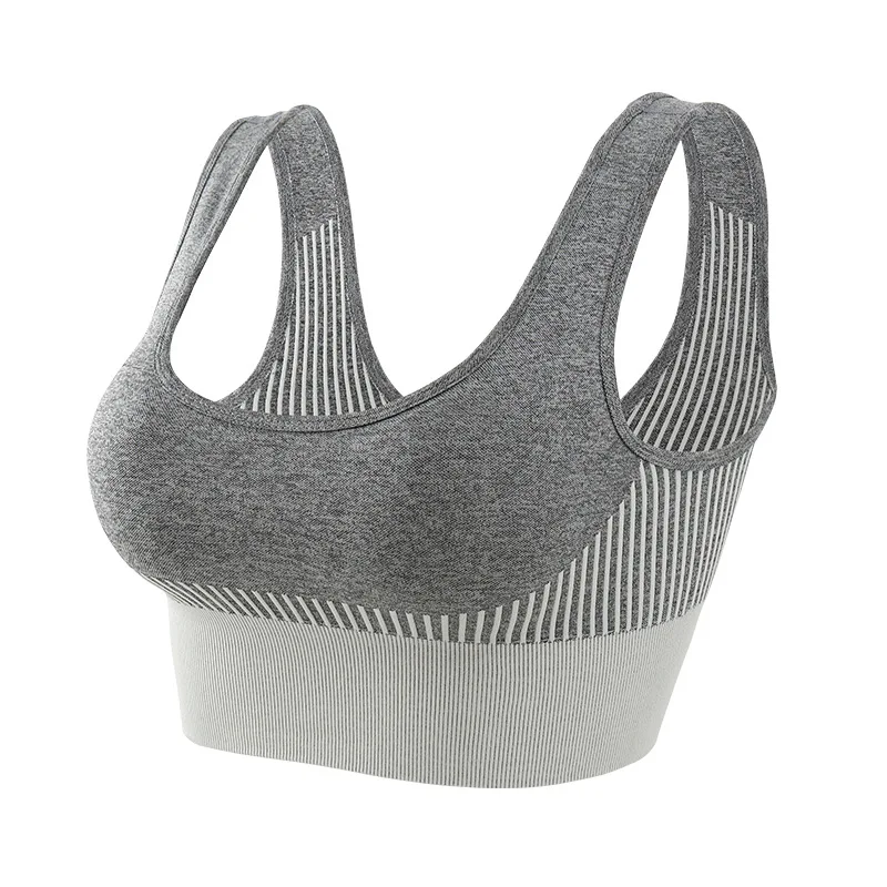 

Sports Bras Women Yoga Vest Underwear Bralette Seamless Top For Women's Running Gym High Impact Push Up Training Without Frame