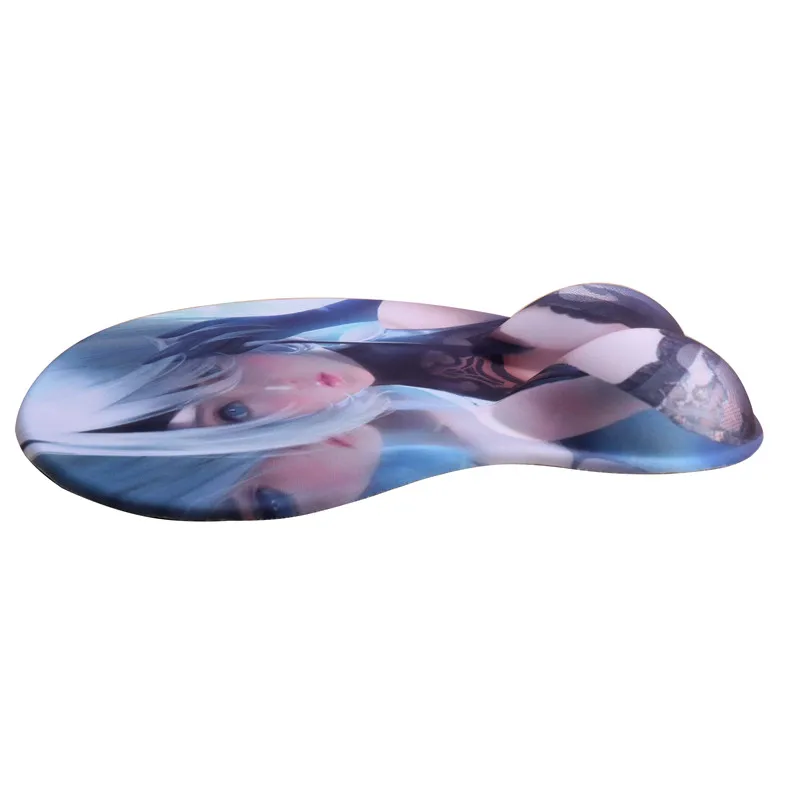 3D коврик для мыши сексуальный красивая девушка отдыха на запястье мягкий