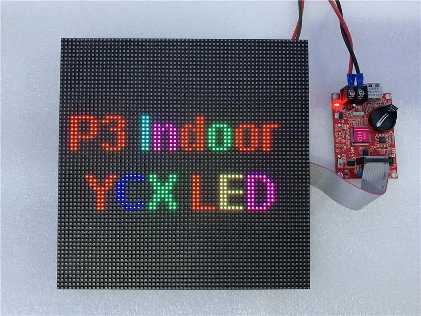 SMD СВЕТОДИОДНЫЙ Крытый P3 RGB светодиодный матричный светодиодный Экран модуль доска 64x64 пикселей с высоким разрешением 1/32 сканирования светодиодный знак светодиодный дисплей