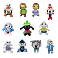11 видов стилей Undertale плюшевые игрушки куклы Sans Frisk Chara Asriel Lancer Temmie Toriel мягкие игрушки день рождения для Дети Детские подарки