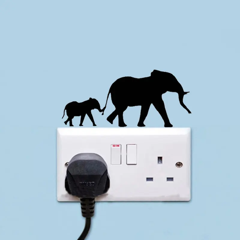 Выключатель в виде слона настенный Декор для дома искусственные животные