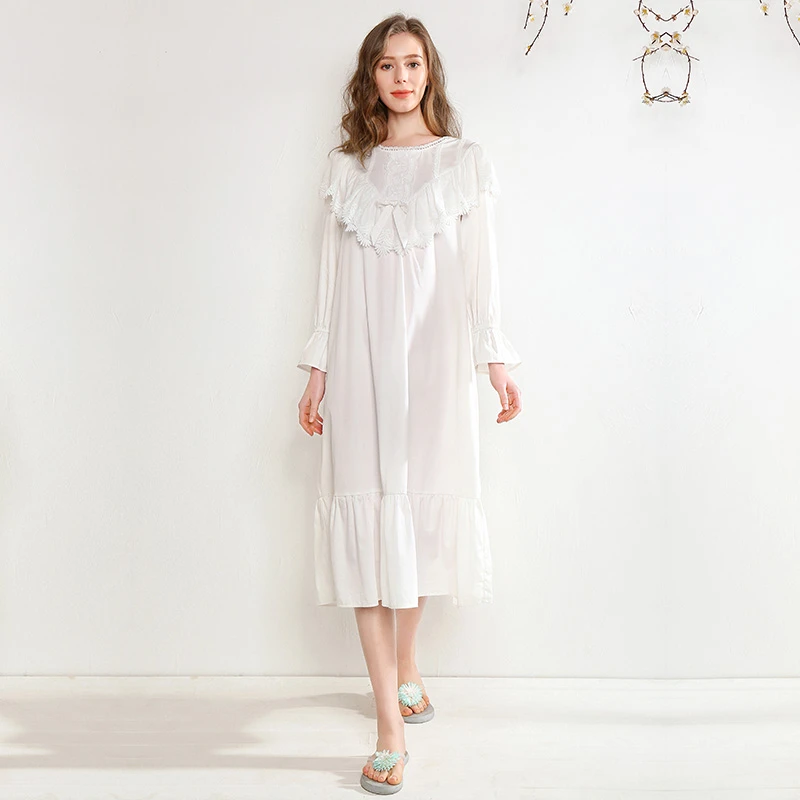 Женский халат хлопковое ночное белье сорочка для медового месяца ночная рубашка