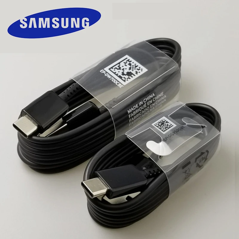 Кабель USB Type C для Samsung кабель быстрой зарядки и передачи данных Galaxy S10 S8 S9 Plus A3 A5 A7