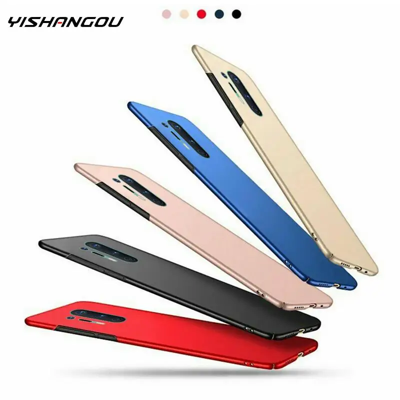 YISHANGOU Coque чехол для телефона OnePlus 8 7T 7 Pro Ультра тонкий сдержанный матовый