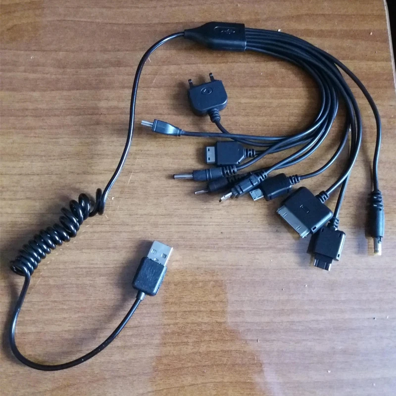 10 в 1 универсальное USB зарядное устройство кабель Micro Mini для телефона iPhone iPod Samsung