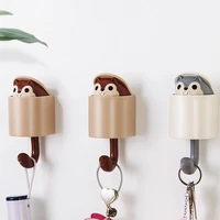 umbrella key hangers adhesive mountable wall hook for coat hat cellphone decor wall door organization invisible squirrel hook