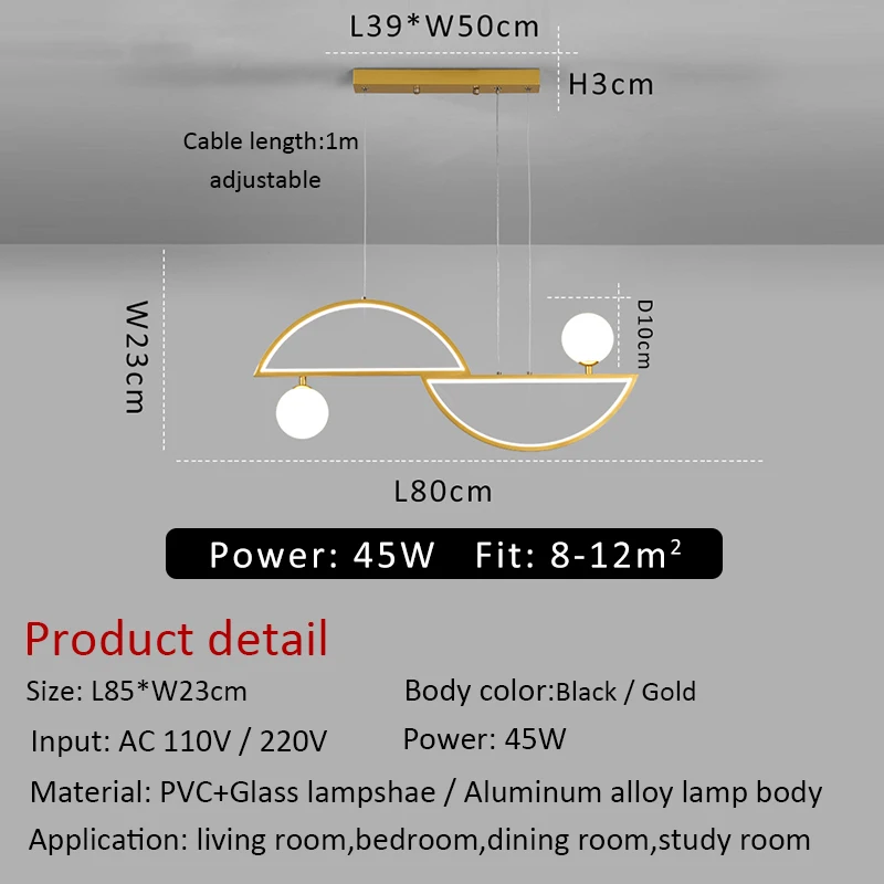 

Modern LED Pendant Lights For Bedroom Living Room Kitchen Dining Room Home Indoor Lighting Fixtures LED Hanging Pendant Lamps