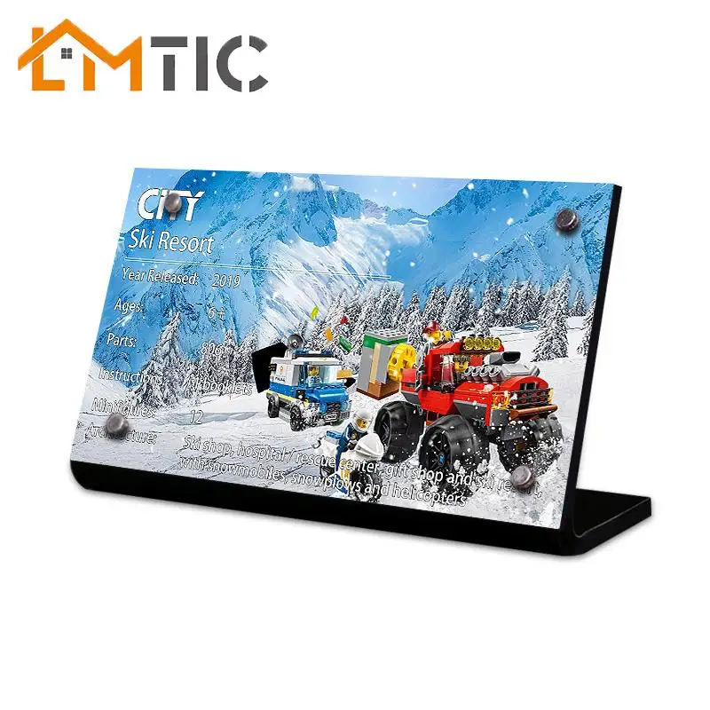 

Акриловая витрина для больших колес, внедорожник, ограбление автомобиля, 60245, строительные блоки, детские игрушки, подарок (без блока)