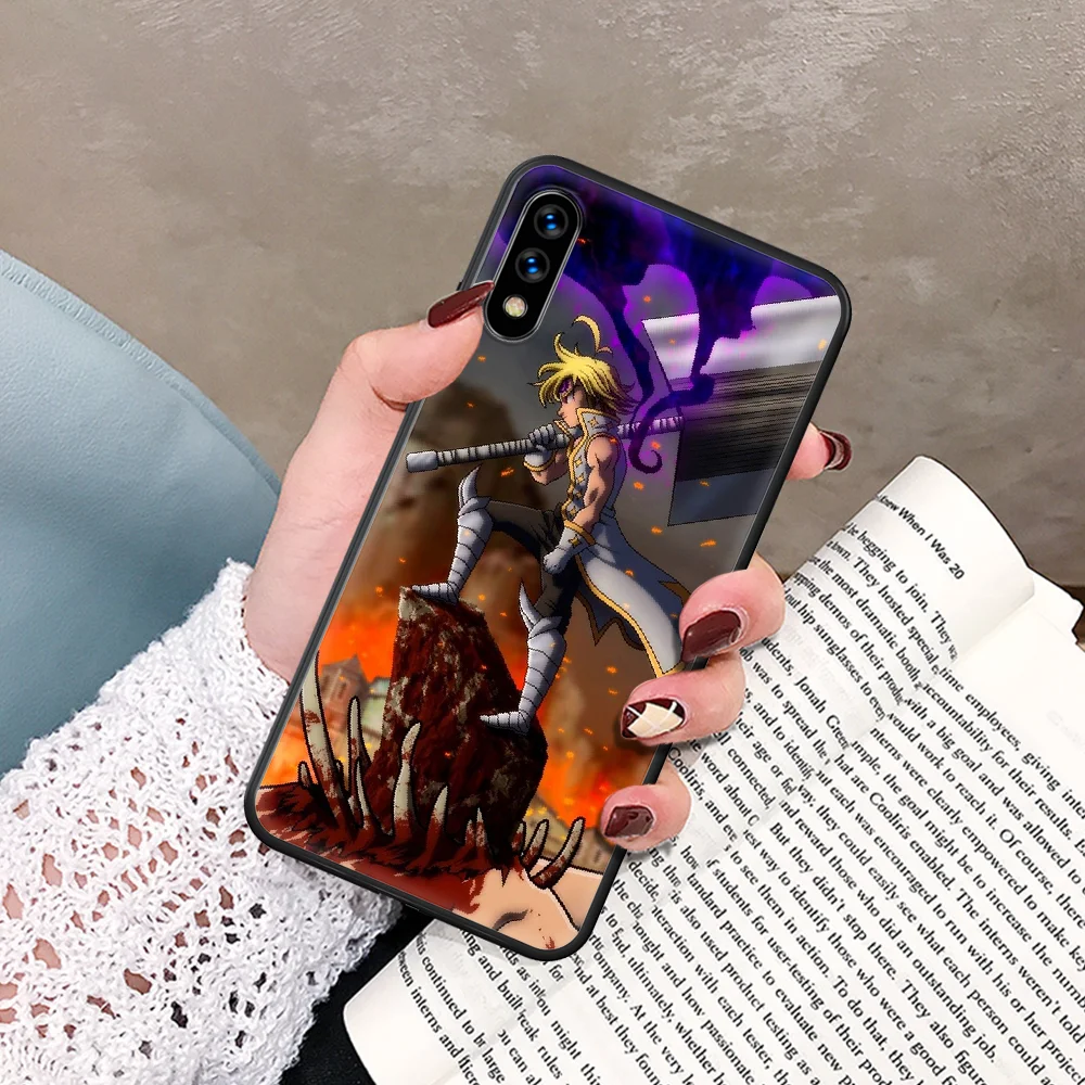 

Nanatsu no Taizai Phone Case For Huawei Honor 6A 7A 7C 8 8A 8X 9 9X 10 10i 20 Lite Pro Play black Hoesjes 3D Etui Silicone Cover