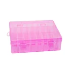 Модные инструменты для макияжа, Косметические Сумки, чехлы с 24 отделениями, пластиковая прозрачная Регулируемая шкатулка для хранения ювелирных изделий, Органайзер