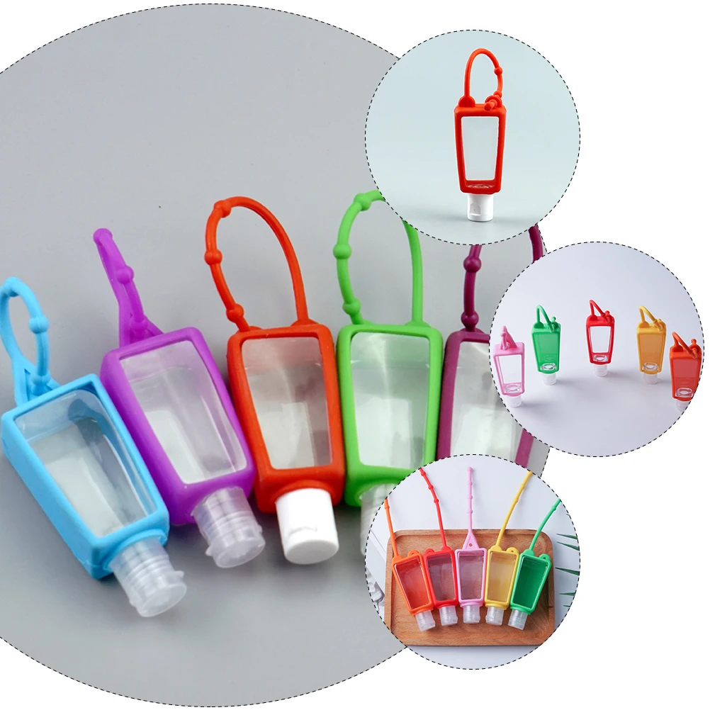 24pcs Hand Sanitiser Bottles Simple Portable Useful Plastic Travel Bottle Liquid Dispenser for Lotion Shampoo Bodywash |