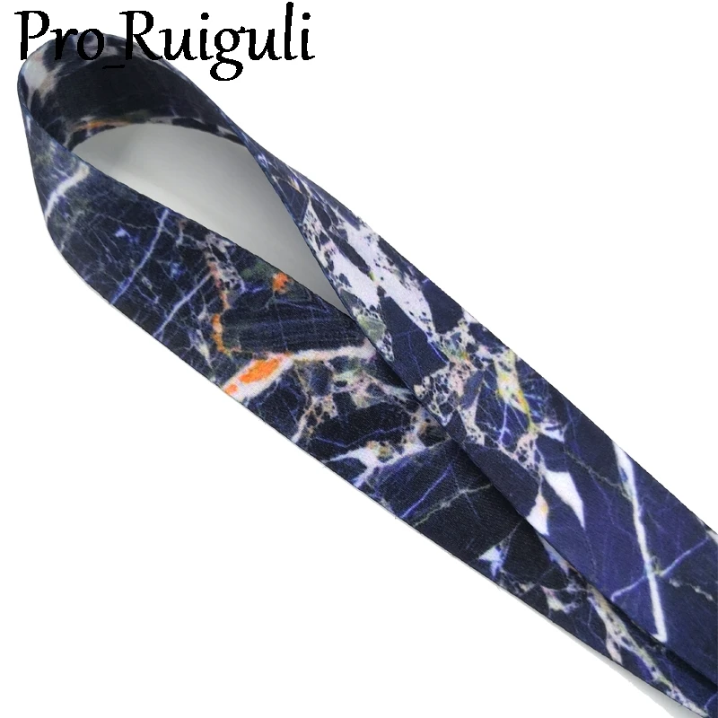 Черный мрамор узор зерна шейный ремешок брелок мобильный телефон держатель