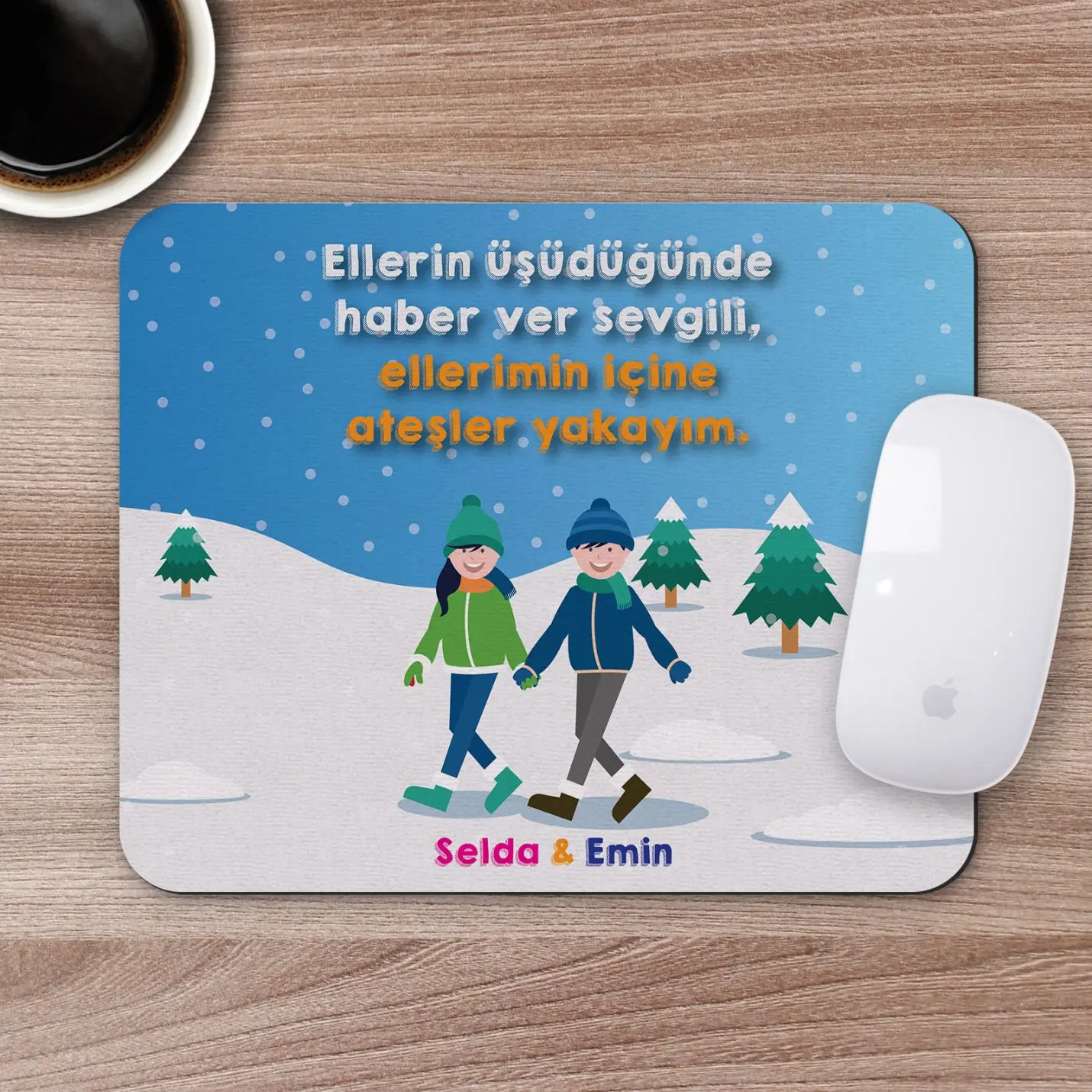 

Personalized Romantic Design Mousepad - R3