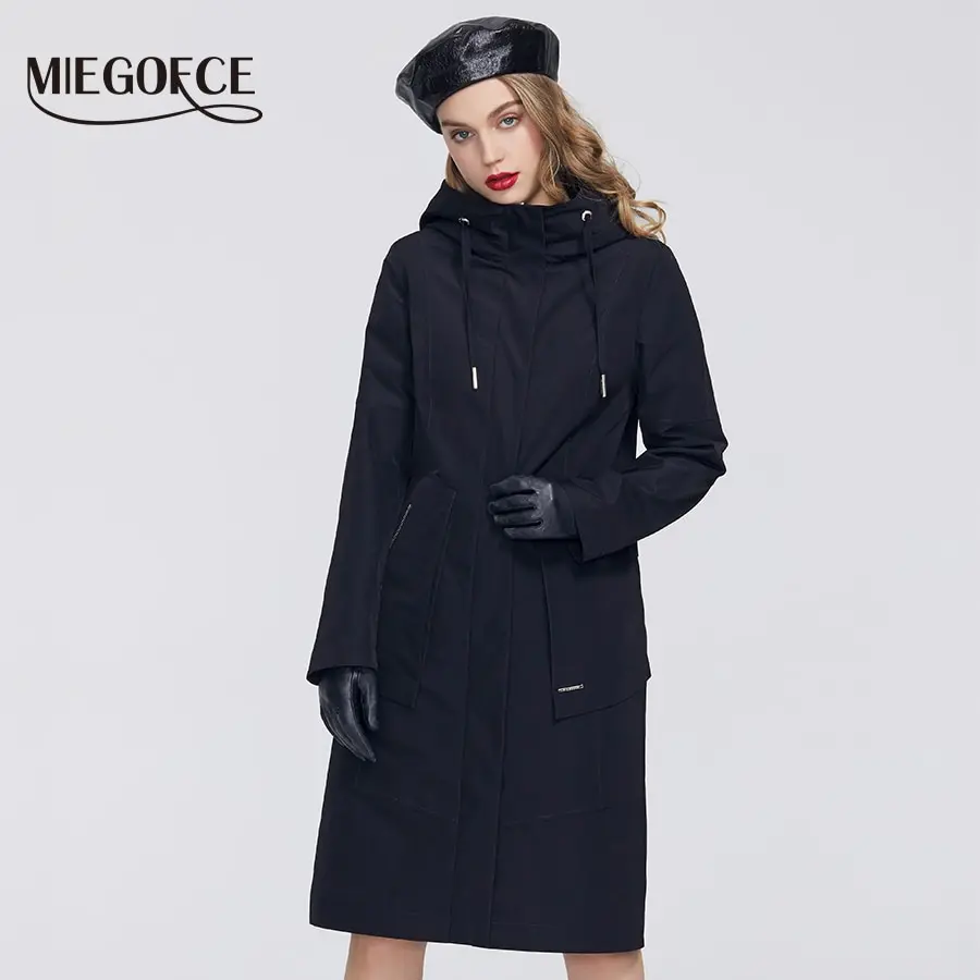 MIEGOFCE 2020 Весеннее Новая Коллекция Женская Ветровка с Двойной Защитой от Холода