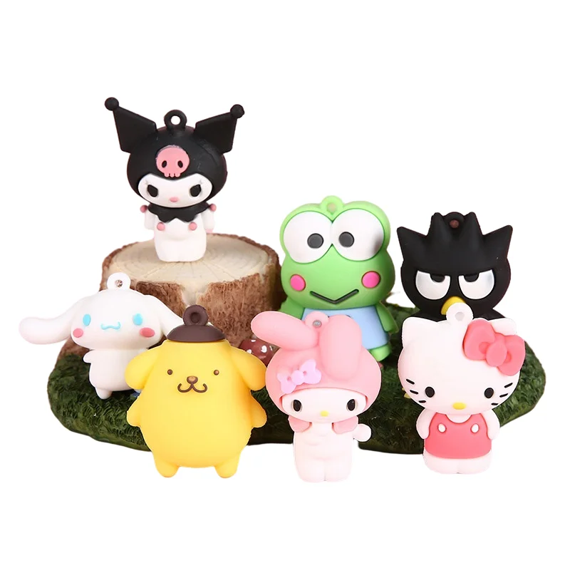 Новинка брелок для ключей Sanrio с героями мультфильмов Kitty Kuromi моя мелодия