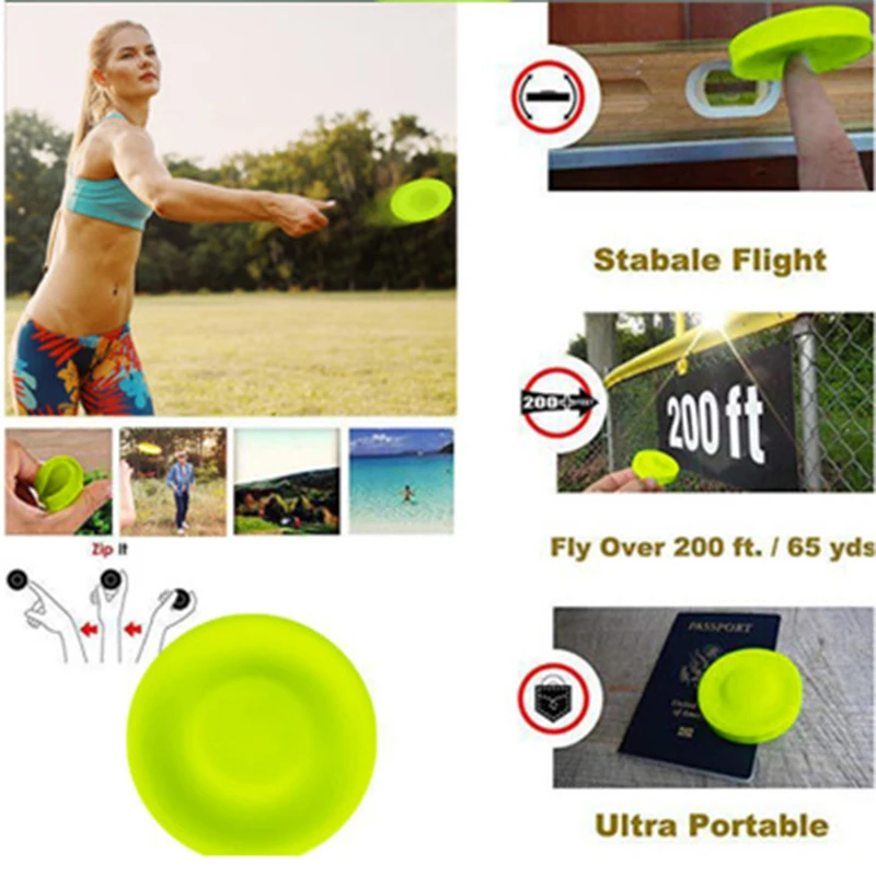 

Outdoor Interactive Game Playing Flying Disc Dog Resistant Chew Puppy Training Silicone Flying Saucer Parent-child Play Beach